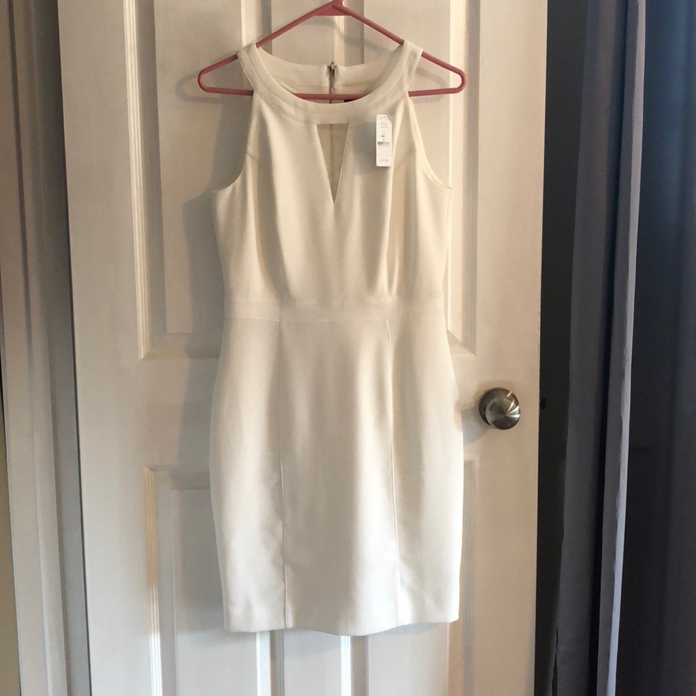 White House Black Market - White Cocktail Dress - Picture 1 of 6